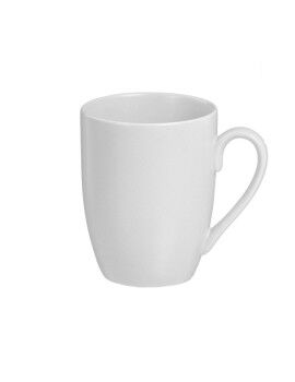 Juego de 6 Tazas Caison Blanco Porcelana 350 ml Acabado en mate