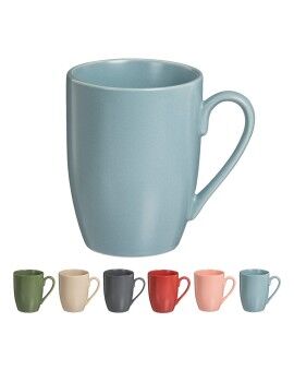 Juego de 6 Tazas Caison Multicolor Porcelana 350 ml Acabado en mate