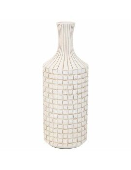 Vaso Alexandra House Living Branco Poliresina 14 x 39 x 14 cm