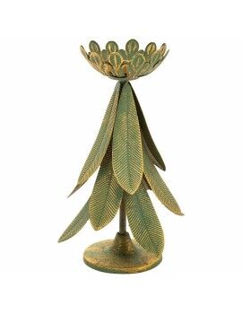 Candelabro Alexandra House Living Ouro Ferro 21 x 31 x 21 cm Plumas