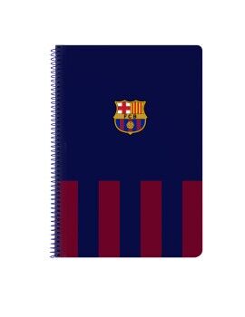 Caderno F.C. Barcelona 24/25 Grená Azul Marinho A4 80 Folhas