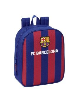 Mochila Escolar F.C. Barcelona 24/25 Granate Azul marino 22 x 27 x 10 cm