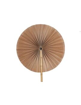 Leque Romimex Castanho Bambu 80 x 95 x 3 cm