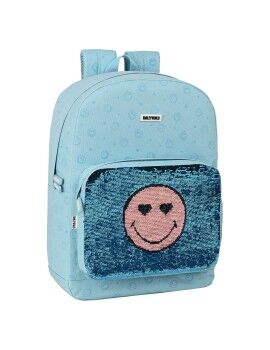 Mochila Escolar Smiley M754 Azul 32 x 43 x 14 cm