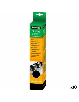 Espirales Fellowes 100 Piezas Encuadernación Negro PVC (Ø 10 mm) (10 Unidades)