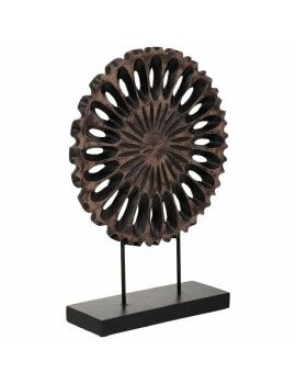 Figura Decorativa Alexandra House Living Castanho Poliresina 9 x 40 x 29 cm