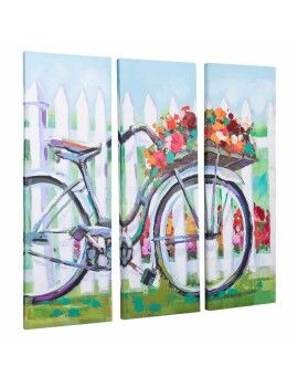 Pintura Alexandra House Living Bike lona Madeira de abeto 90 x 3 x 30 cm