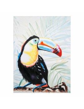 Pintura Alexandra House Living Toucan lona Madeira de abeto 120 x 3 x 90 cm