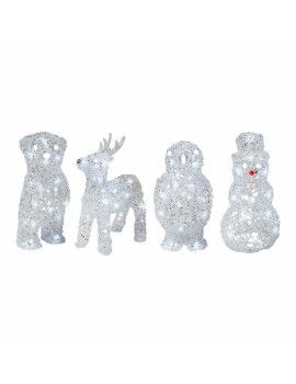 Figura Decorativa para Jardim Lumineo 491031 Natal animais 17 x 12 x 23 cm