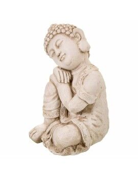 Figura Decorativa Alexandra House Living Cinzento Poliresina Buda 25 x 34 x 25 cm