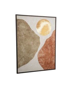 Tela Romimex poliestireno Madeira MDF Abstrato 60 x 80 x 3 cm