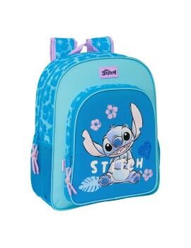 Mochila Escolar Lilo & Stitch Hawaii Azul 32 x 38 x 12 cm