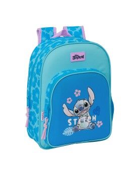 Mochila Escolar Lilo & Stitch Hawaii Azul 26 x 34 x 11 cm