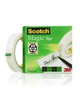 Cinta Adhesiva Scotch Magic 19 mm x 66 m (12 Unidades)