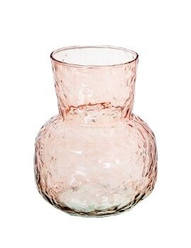 Vaso Alexandra House Living Cor de Rosa Cristal 16 x 20 cm