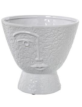 Vaso Alexandra House Living Branco Cerâmica 22 x 20 cm