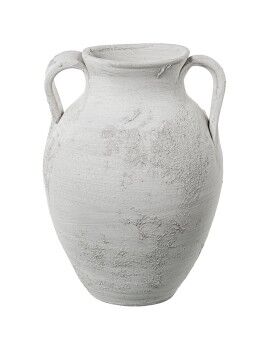 Vaso Alexandra House Living Branco Cinzento Cerâmica 25 x 26 x 36 cm