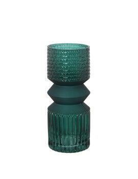 Vaso Alexandra House Living Verde Cristal 10 x 25 cm