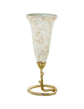 Vaso Alexandra House Living Dourado Cristal 15 x 38 cm