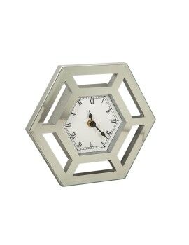 Reloj de Pared Romimex Plateado Vidrio 23 x 20 x 5 cm