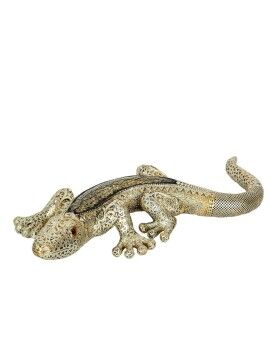 Figura Decorativa Romimex Dorado Resina Lagarto 34 x 6 x 15 cm