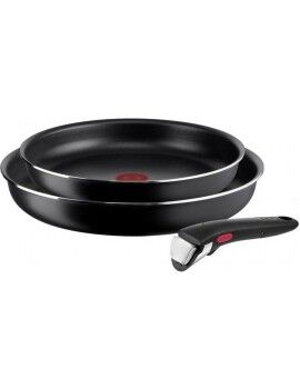 Conjunto de Frigideiras Tefal L1539143 Preto Alumínio 3 Peças 2 Unidades Ø 24 cm Ø 28 cm