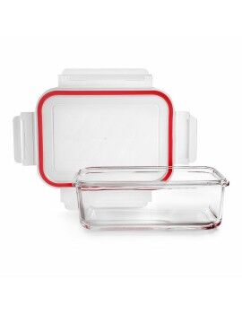 Recipiente Conservador de Alimentos Ibili 754709 Vidrio de Borosilicato 900 ml 13,5 x 18,2 x 6,3 cm