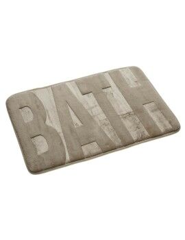 Alfombra de baño Versa Bath Beige Algodón (40 x 60 cm)