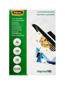 Capas de plastificar Fellowes Transparente A4 100 Unidades