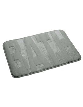 Alfombra de baño Versa Bath Gris Algodón (40 x 60 cm)