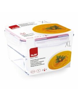 Recipiente Conservador de Alimentos Ibili XL 754833 Vidrio de Borosilicato 3 L