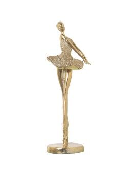 Figura Decorativa Alexandra House Living Dourado Acrílico Plástico Melamina Bailarina