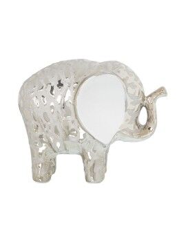 Figura Decorativa Alexandra House Living Blanco Dorado Cerámica Elefante 17 x 8 x 13 cm