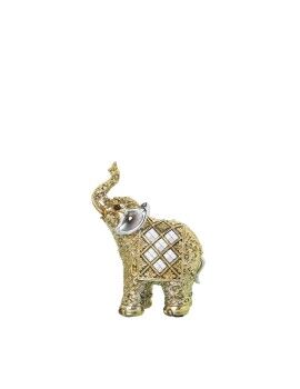 Figura Decorativa Alexandra House Living Dourado Acrílico Plástico Melamina Elefante 11 x 6 x 16 cm