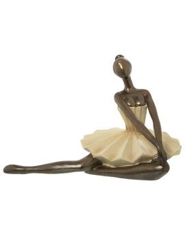 Figura Decorativa Alexandra House Living Dourado Acrílico Plástico Melamina Bailarina