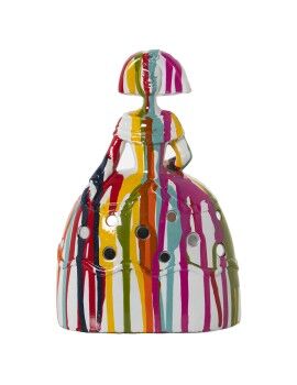 Figura Decorativa Alexandra House Living Menina Multicolor Acrílico Plástico Melamina 14 x 9 x 21 cm