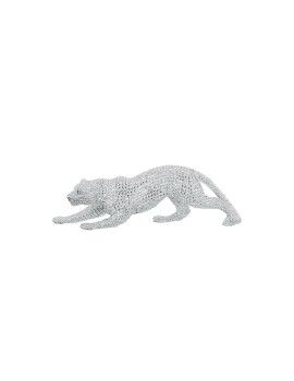 Figura Decorativa Alexandra House Living Prateado Acrílico Plástico Melamina Leopardo 29 x 8 x 10 cm