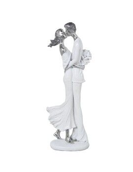 Figura Decorativa Alexandra House Living Branco Prateado Acrílico Plástico Melamina