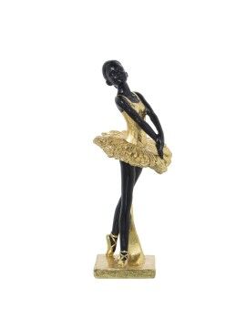 Figura Decorativa Alexandra House Living Negro Dorado Acrílico Plástico Melamina Bailarina 12 x...