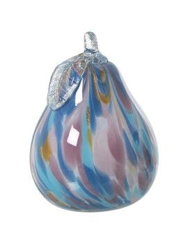 Figura Decorativa Alexandra House Living Azul Cristal Pera 11 x 17 cm