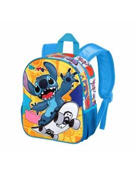 Mochila Escolar 3D Lilo & Stitch Karactermania Azul 26 x 11 x 31 cm