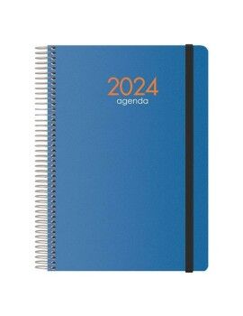 Agenda SYNCRO  DOHE 2024 Azul Cuarto 15 x 21 cm Anual