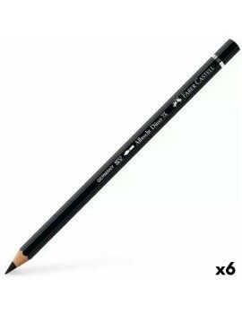 Lápis Faber-Castell Albrecht Dürer Aguarela Preto Sextavado (6 Unidades)