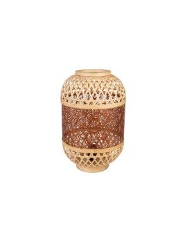 Lâmpada de mesa Romimex Laranja Natural Metal Bambu 26 x 38 x 26 cm