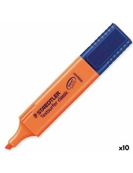 Marcador Fluorescente Staedtler Textsurfer Classic Laranja 10 Unidades