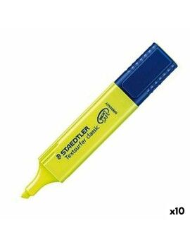 Marcador Fluorescente Staedtler Textsurfer Classic Amarelo 10 Unidades