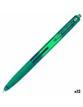 Caneta Pilot Supergrip G Bol 0,4 mm 12 Unidades Verde-escuro