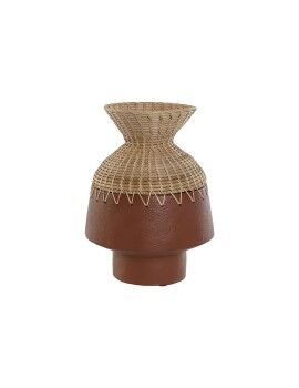 Vaso Home ESPRIT Natural Terracota 24 x 24 x 35 cm