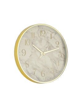 Reloj de Pared Romimex Plateado Plata PVC 45 x 45 x 3 cm