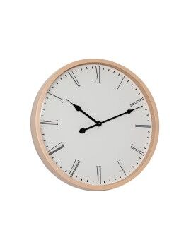 Reloj de Pared Romimex Blanco Natural Poliestireno 40 x 40 x 5 cm